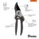 Секатор з перехресними лезами, V-SERIES, сталь SK5 ALU, KT-V1040 (KT-V1040-02) - изображение 3