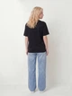 Футболка хлопковая женская ONLY 15317989 S Black (5715830459557) - изображение 2