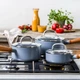 Набір ковшів із кришками GreenPan Mayflower Pro, 16,18,20 см, 1,05,2,1,3,1 л з керамом. покриттям (CC005410-001) - зображення 4
