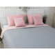 Покрывало Руно велюр 220x240см (330.55_Pink and Grey ромб) - изображение 3