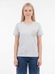 Футболка хлопковая женская ONLY 15317989 L Light Grey (5715866608486) - изображение 1