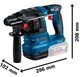 Перфоратор Bosch GBH 185-LI Solo in Carton (0611924020) - изображение 8