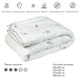 Одеяло Руно Silver Swan demi с искусственным лебединым пухом 140x205см (321.52_Silver Swan_demi) - изображение 6