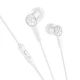 Дротові навушники 3.5mm Hoco M104 вакумні з мікрофоном 1.2m White - зображення 3
