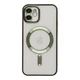 Чохол TPU Metallic Full Camera with Magsafe для iPhone 12 Green - изображение 1