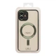 Чохол TPU Metallic Full Camera with Magsafe для iPhone 12 Green - изображение 3