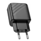 Мережевий Зарядний Пристрій Hoco CS23A 1USB/1USB-C PD/QC 30W Чорний - изображение 6