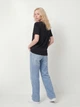 Футболка хлопковая женская ONLY 15368895 S Black (5715830424104) - изображение 2