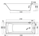Ванна акриловая Cersanit Korat 170x70см (S301-122) - изображение 3