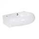 Раковина Qtap Leo з донним клапаном 43x28x14,5см (QT11115011LW) - зображення 4