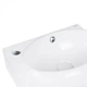 Раковина Qtap Leo з донним клапаном 43x28x14,5см (QT11115011LW) - зображення 5