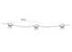Гирлянда Nowodvorski Festoon Lights 10XE27 6M IP65 (7873) - изображение 3