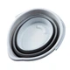 Ведро складное MVM BIN-17 бело-серое 10л (BIN-17 10L WHITE/GRAY) - изображение 9