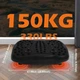 Віброплатформа з еспандерами Vibro Slim Renew Force вібраційна платформа для тренувань до 150 кг Чорна - зображення 9