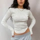 Жіноча кофтинка кофточка водолазка блузка Honey Fashion Accessories XS/S білий (10-21) - зображення 1