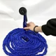 Растяжной эластичный шланг для полива сада и огорода 30м Magic Hose, набор садовый шланг для полива с распылителем на 7 режимов, MH-30-Blue - изображение 10