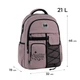 Рюкзак GoPack Education Teens GO26-184L-1 рожевий + олівці Kite 18кол. - зображення 2