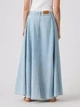Spódnica damska jeansowa długa Levi`s XL Skirt 001T4-0014 28 Błękitna (5401187786247) - obraz 2
