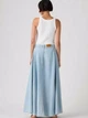 Spódnica damska jeansowa długa Levi`s XL Skirt 001T4-0014 28 Błękitna (5401187786247) - obraz 4