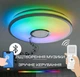 LED Smart Music Ceiling Light VALESO LY366-500 WH with Bluetooth Speaker 60W RGB White - изображение 1