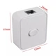 Мережевий перемикач RJ45 (Ethernet, LAN) 1000Mbps, Механічний комутатор свитч на 3 порти, White (48939) - зображення 6
