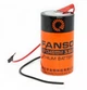 Батарейка Fanso ER34615M/FL R20/D 3.6V 13Ah Li-SOCl2 високострумова – літієва батарея з кабелями - зображення 1