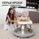 Детские ходунки с музыкальной игровой панелью столиком для детей 7-18 месяцев регулировка высоты на колесиках - изображение 2