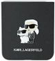 Etui Karl Lagerfeld Saffiano Metal Pin do Samsung Galaxy Z Flip 6 Black (3666339322502) - obraz 5