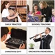 Кларнет Vangoa Bb Student, 17 клавіш, нікельовані, мундштук 4C - зображення 4