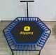 Фитнес батут с ручкой Rippey 130 см Синий — спортивный батут для дома, тренажер для кардио и прыжков, до 100 кг - изображение 7