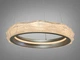 Светодиодная подвесная люстра LED Diasha золотая 52 Вт с пультом для гостиной 583-400G - изображение 3