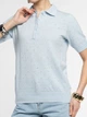 Поло жіноче блакитне 100% бавовна Arber Polo Knit WD SS WTR-204 M блакитний (W09.52.23.532) - изображение 5