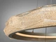 LED люстра с пультом 2 кольца золото 152Вт для гостиной 583-600+400G - изображение 5