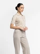 Поло жіноче бежеве 100% бавовна Arber Polo Knit WD SS WTR-204 XL бежевий (W09.53.16.531) - изображение 3
