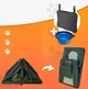 Перенесення для тварин Cadoca M 60×44×42 см антрацит — складна сумка для транспортування кота і собаки - зображення 5