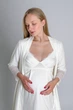 Халат для вагітних та годуючих матусь Soft&Lace, розмір L (48), молочний - изображение 4