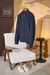 Мужская синяя куртка-бомбер Loro Piana на молнии XL - изображение 3