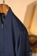 Мужская синяя куртка-бомбер Loro Piana на молнии XL - изображение 6