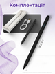 Стилус для планшета смартфона айпада айфона активная сенсорная ручка Stylus Pencil Pro 4 стилус универсальный цифровой емкостный для работы письма заметок игр и рисования пенсии iOS Android iPad Windows + 2 наконечника черный - изображение 8