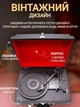 Виниловый проигрыватель пластинок Bluetooth USB AUX с колонками ретро - изображение 3