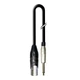 Переходной кабель 6.3 мм mono Jack XLR3 штекер 50 см медь металл для передачи аудиосигнала - изображение 4