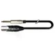 Переходной кабель 6.3 мм mono Jack XLR3 штекер 50 см медь металл для передачи аудиосигнала - изображение 6