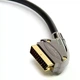 Компонентный видеокабель SCART-SCART RGB 1 метр металлический черный корпус модель 1T-VC26-01 Ø9.9 мм - изображение 3