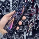 Чохол Metal Cyber Bamper для ZTE nubia RedMagic 10 Air з кільцем та шнурком - тримачем black - зображення 6