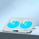 Подставка для ноутбука с охлаждением 10–18" IceCoorel 2*USB, 2 кулеры 365x285x32 mm Белый ( ICN106O ) - изображение 6
