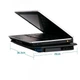 Подставка для ноутбука с охлаждением 10–18" IceCoorel 2*USB, 2 кулеры 365x285x32 mm Черный ( ICN106B ) - изображение 9