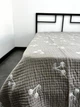 Покривало з мусліну двостороннє євро 200х230 Colorful Home 100% бавовна вишня попіл - зображення 2