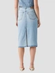 Юбка джинсовая миди прямая женская Levi`s Hr Back Slit Skirt 001VH-0001 28 Голубая (5401157932285) - изображение 2
