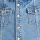 Юбка джинсовая мини летняя женская Levi`s Button Front Skort 005NA-0000 25 Голубая (5401187796390) - изображение 8