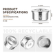 Многоразовая металлическая капсула для кофеварки Delta Q Stainless Steel Coffee Capsule FTY90 - изображение 5